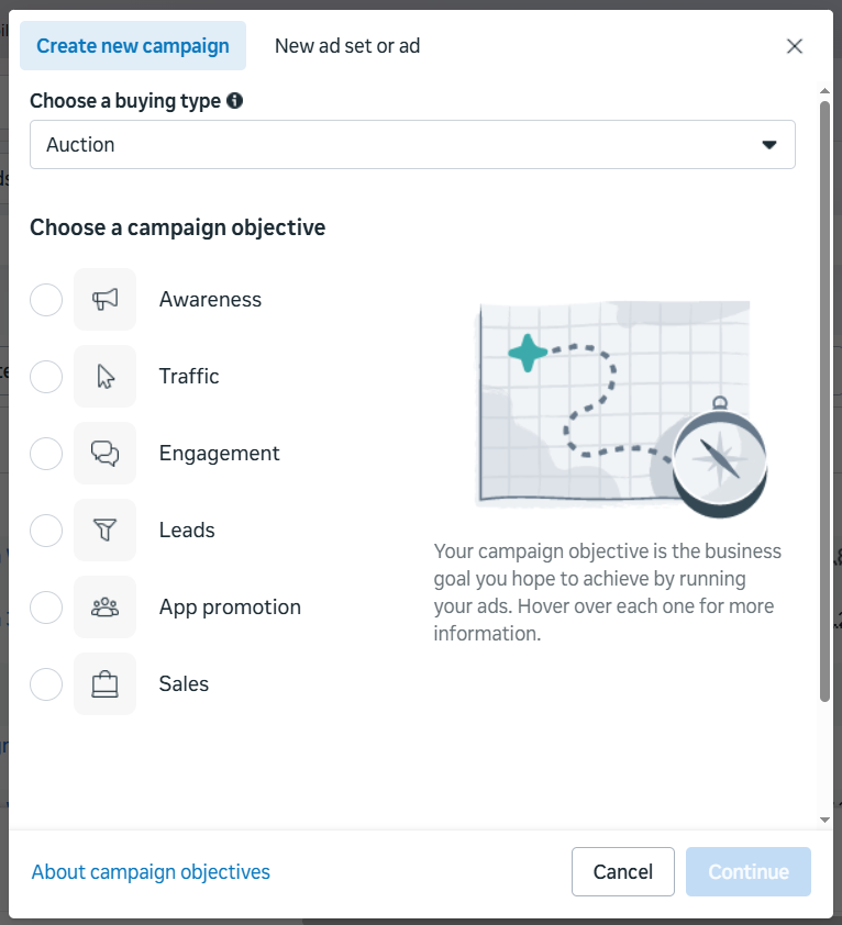 meta ads campaign types